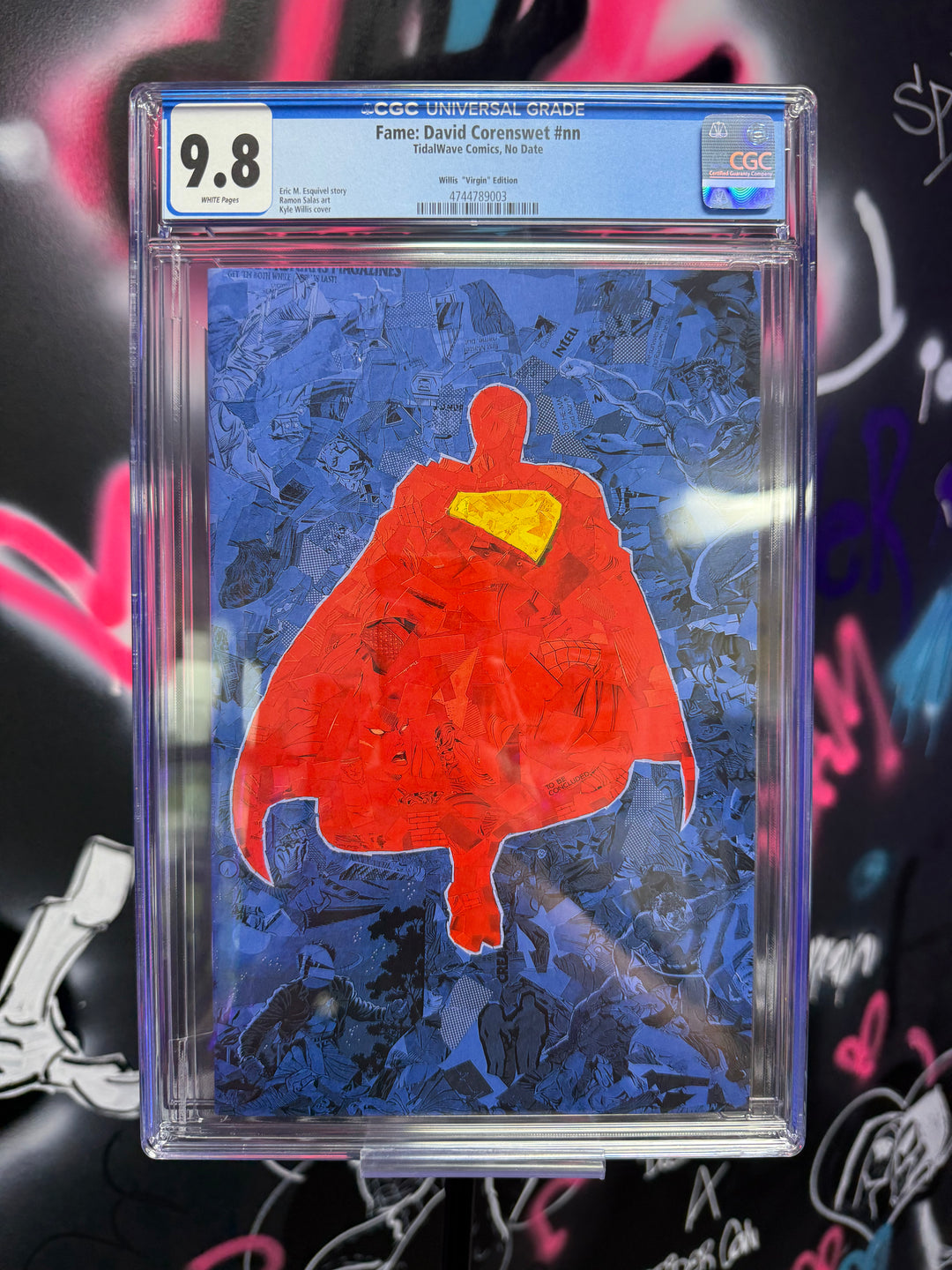 Superman Collage Kyle Willis Exclusive Virgin CGC 9.8