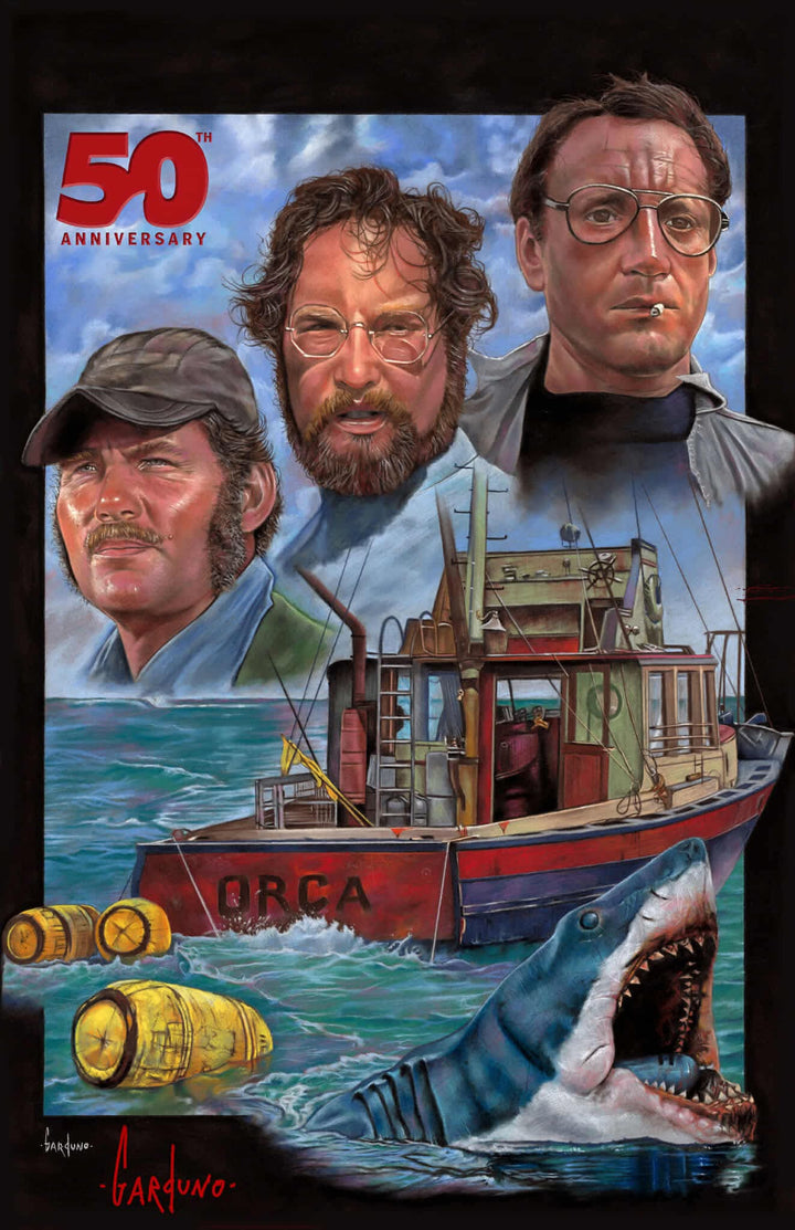 Jaws 50th Anniversary #1 Signed by Victor Garduno