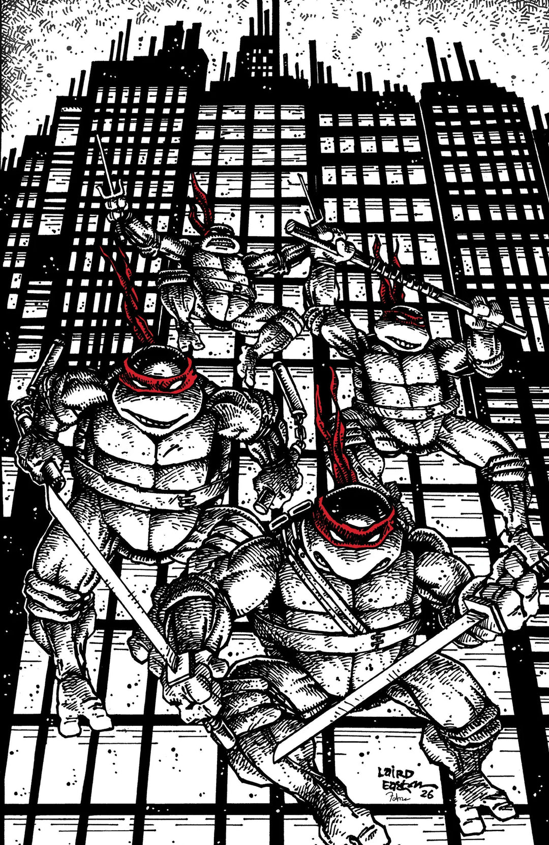 Teenage Mutant Ninja Turtles #20: 300th Issue Special 1:1000 Eastman & Laird Full Art