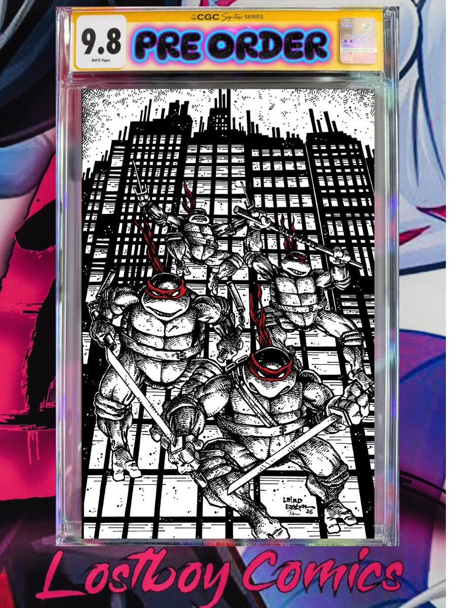 Teenage Mutant Ninja Turtles #20: 300th Issue Special 1:1000 Eastman & Laird Full Art CGC 9.8 Signed