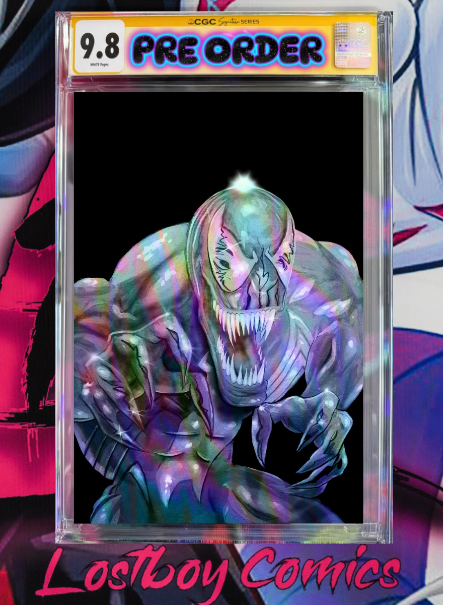 Tormented Tome Gilded Protector Edition Embossed Spot Foil Platinum CGC 9.8 Signed Kyle Willis