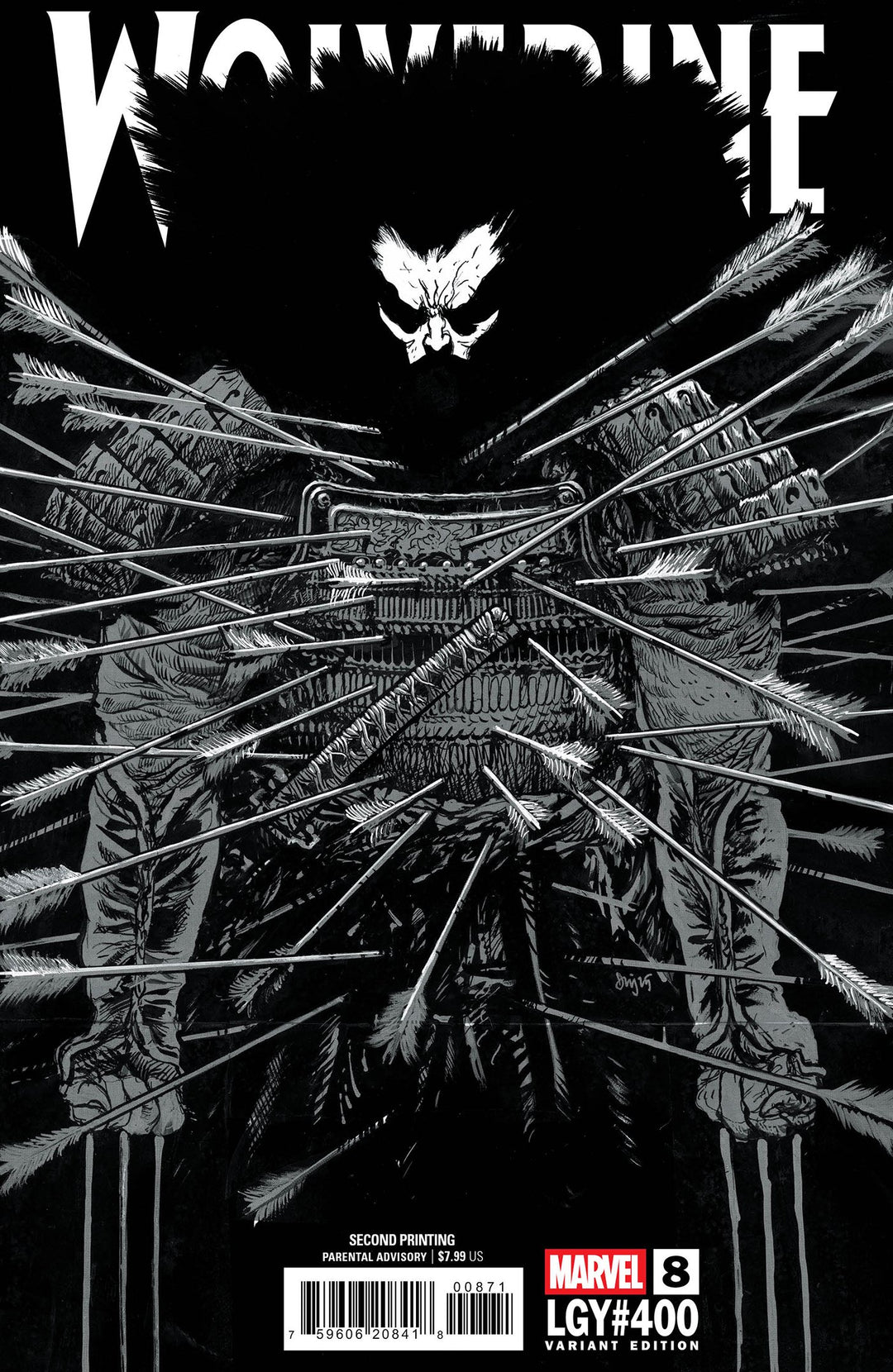 WOLVERINE #8 DANIEL WARREN JOHNSON 2ND PRINTING