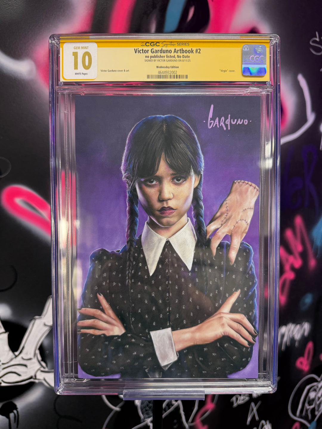 Comic book cover featuring a character with braided hair and a black outfit, framed by a CGC label on a colorful background.