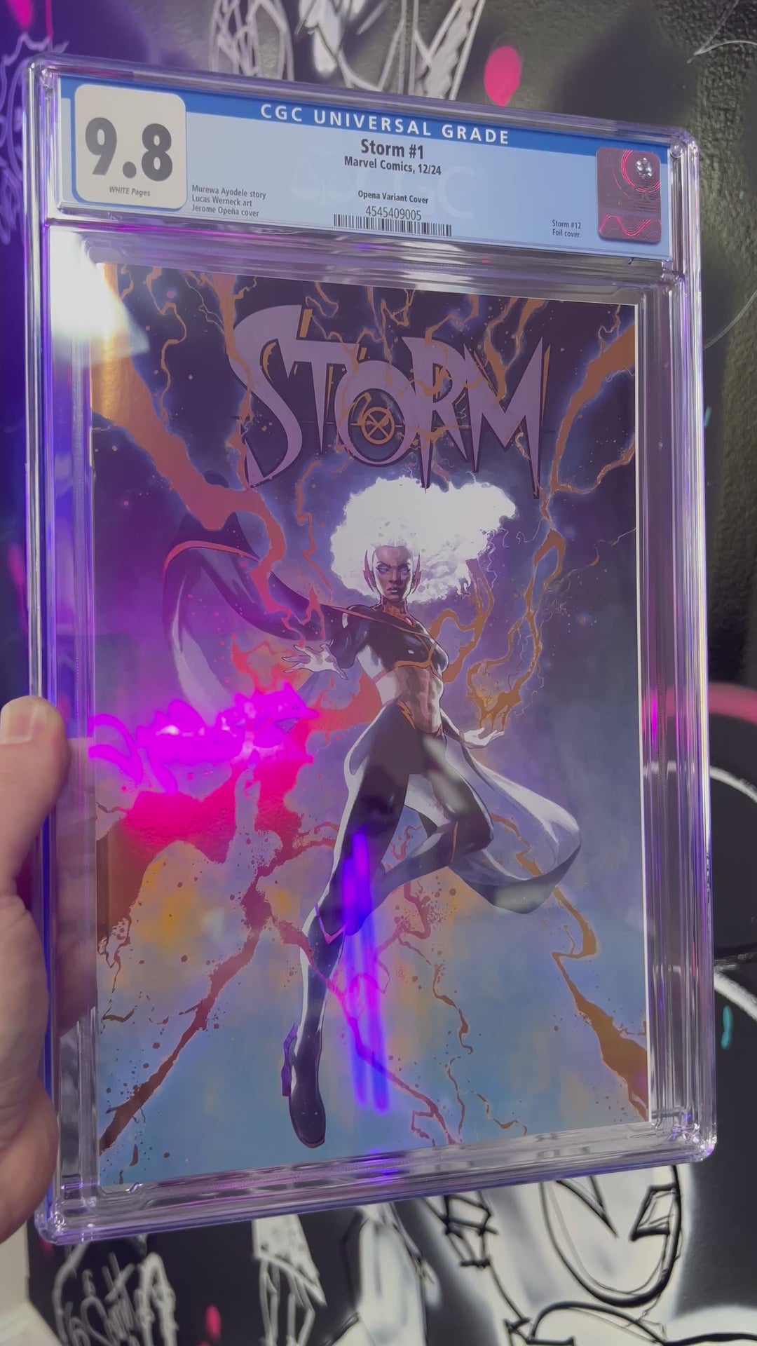 STORM #1 JEROME OPENA GOLD FOIL CGC 9.8