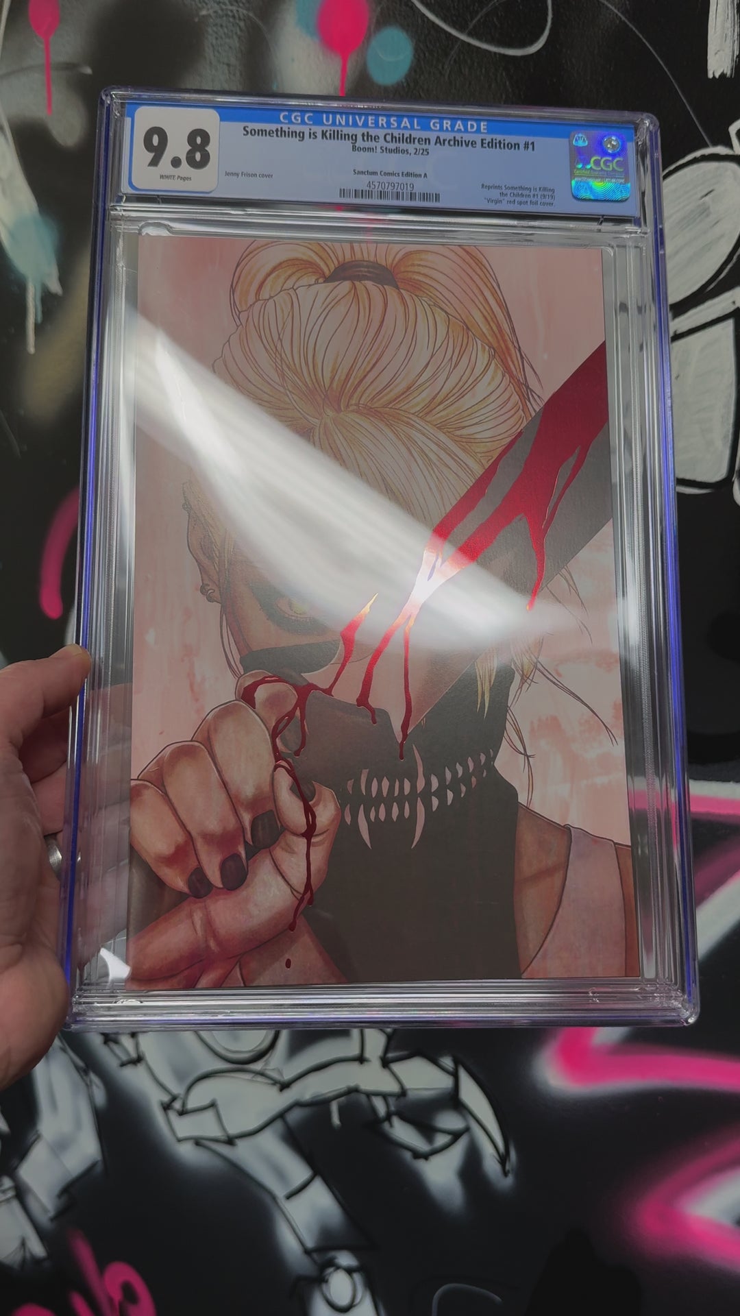 SOMETHING IS KILLING THE CHILDREN ARCHIVE EDITION #1 FRISON BLOOD FOIL CGC 9.8