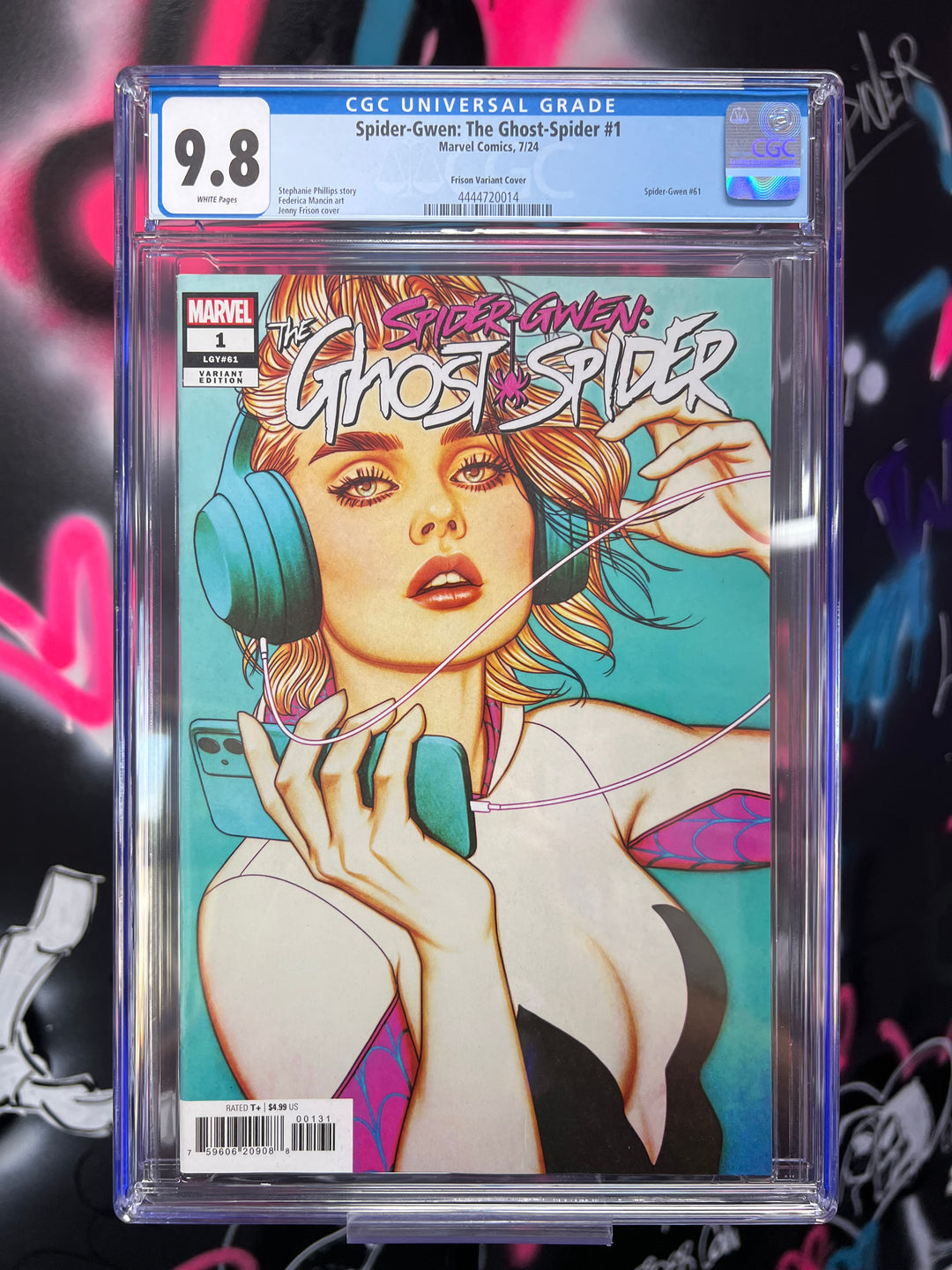 SPIDER-GWEN: THE GHOST-SPIDER 1 JENNY FRISON CGC 9.8