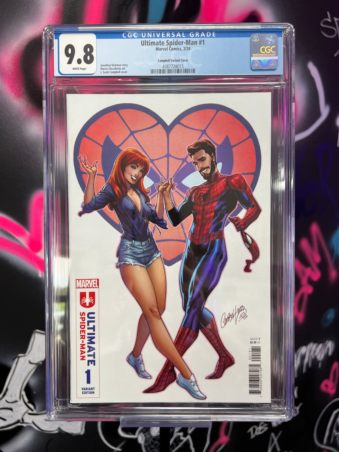 ULTIMATE SPIDER-MAN 1 J.S. CAMPBELL CGC 9.8